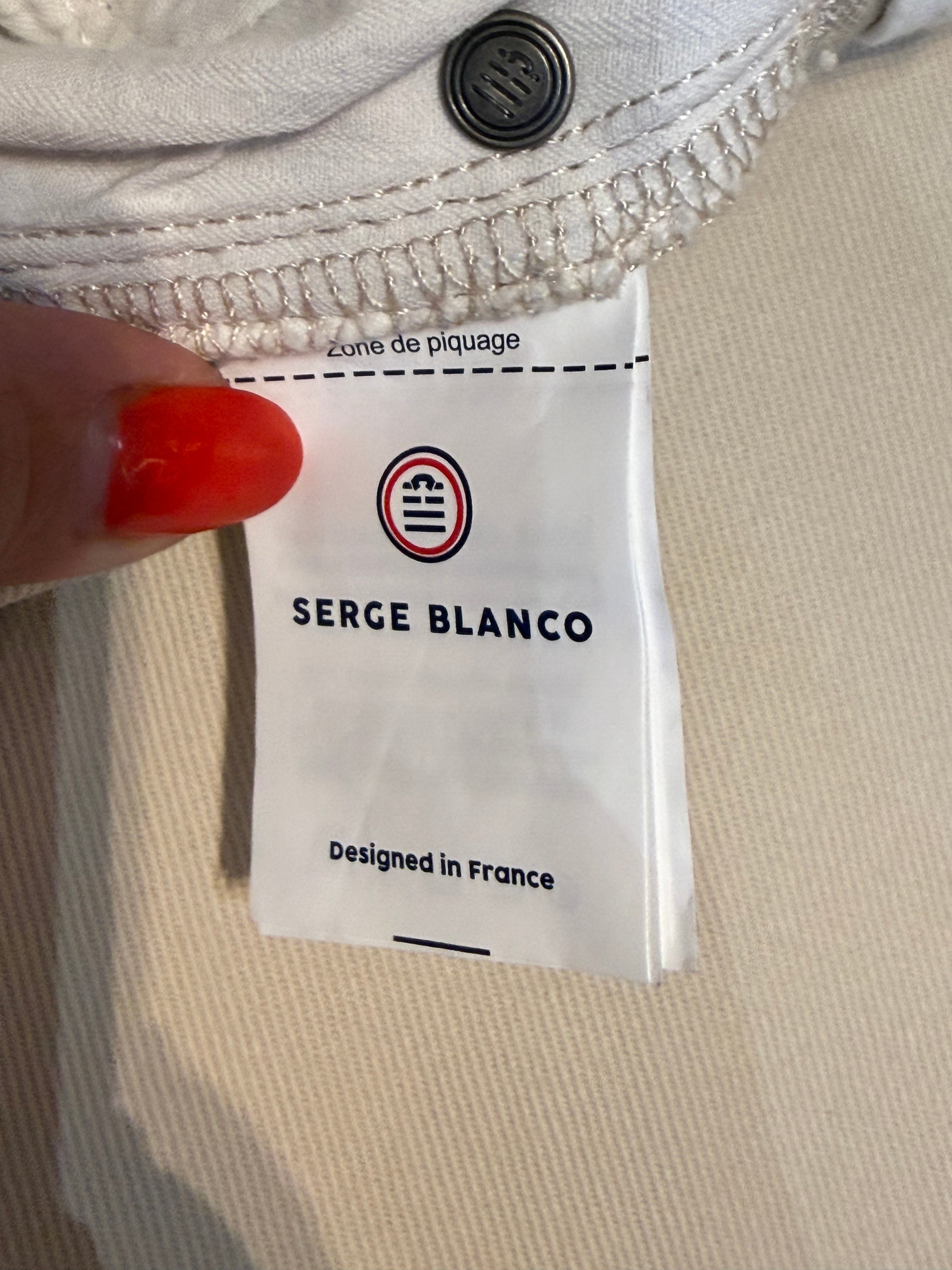✨ Neuf 129€ -Jean Premium Serge Blanco – Coupe Slim Fit T31 ✨
