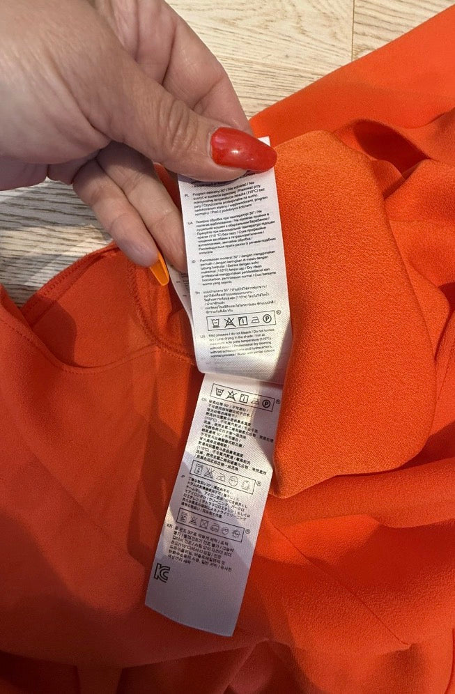 ✨ Maje - Robe évasée orange - T36 ✨