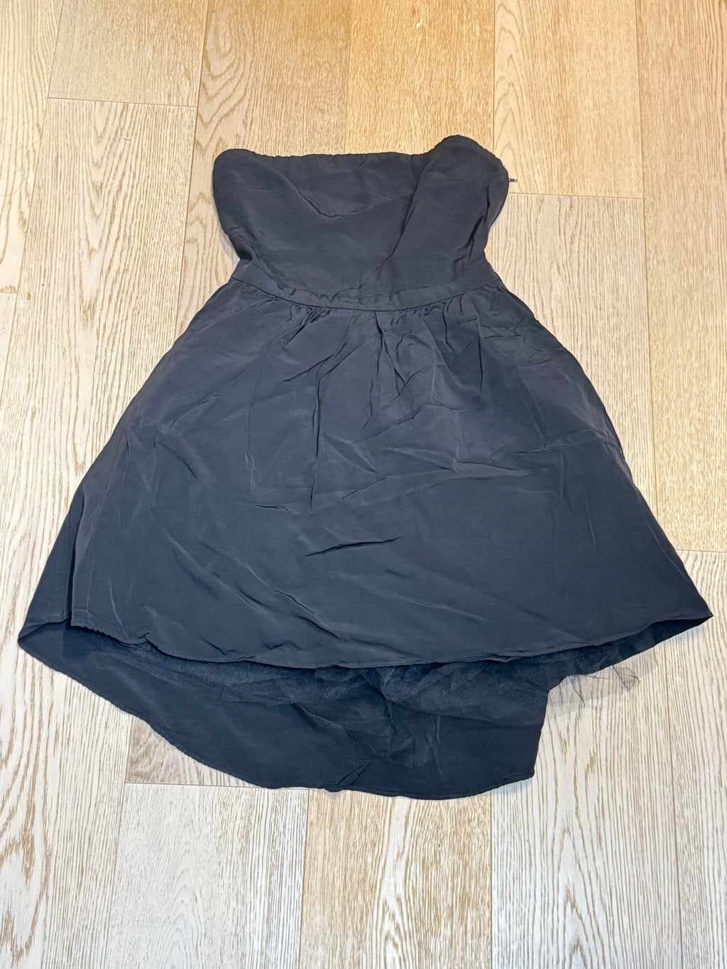 ✨ Neuve 99€ NAF NAF  Robe Cocktail Bustier Noire (Tulle & Silicone) – T38 ✨