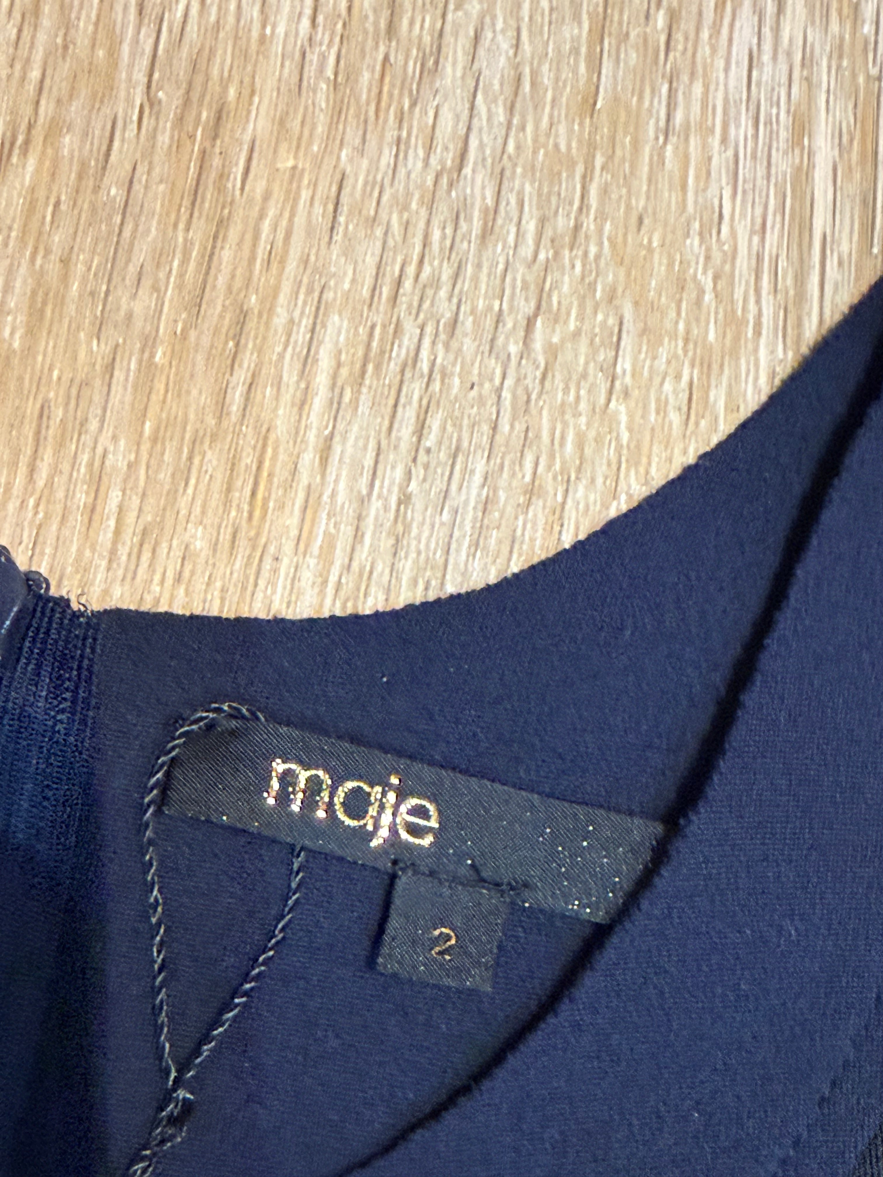 ✨ Robe Maje – Modèle Disquette Bimatiere Taille 38 ✨