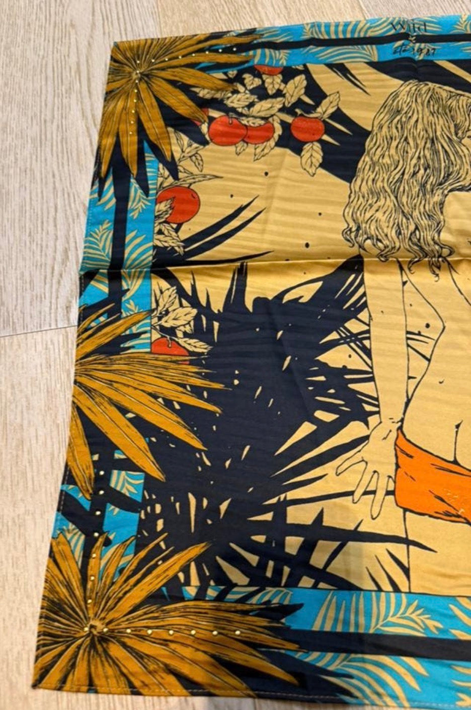 ✨ Neuf 59€ - Wild - carré 54x54 - foulard Palm Lady ✨