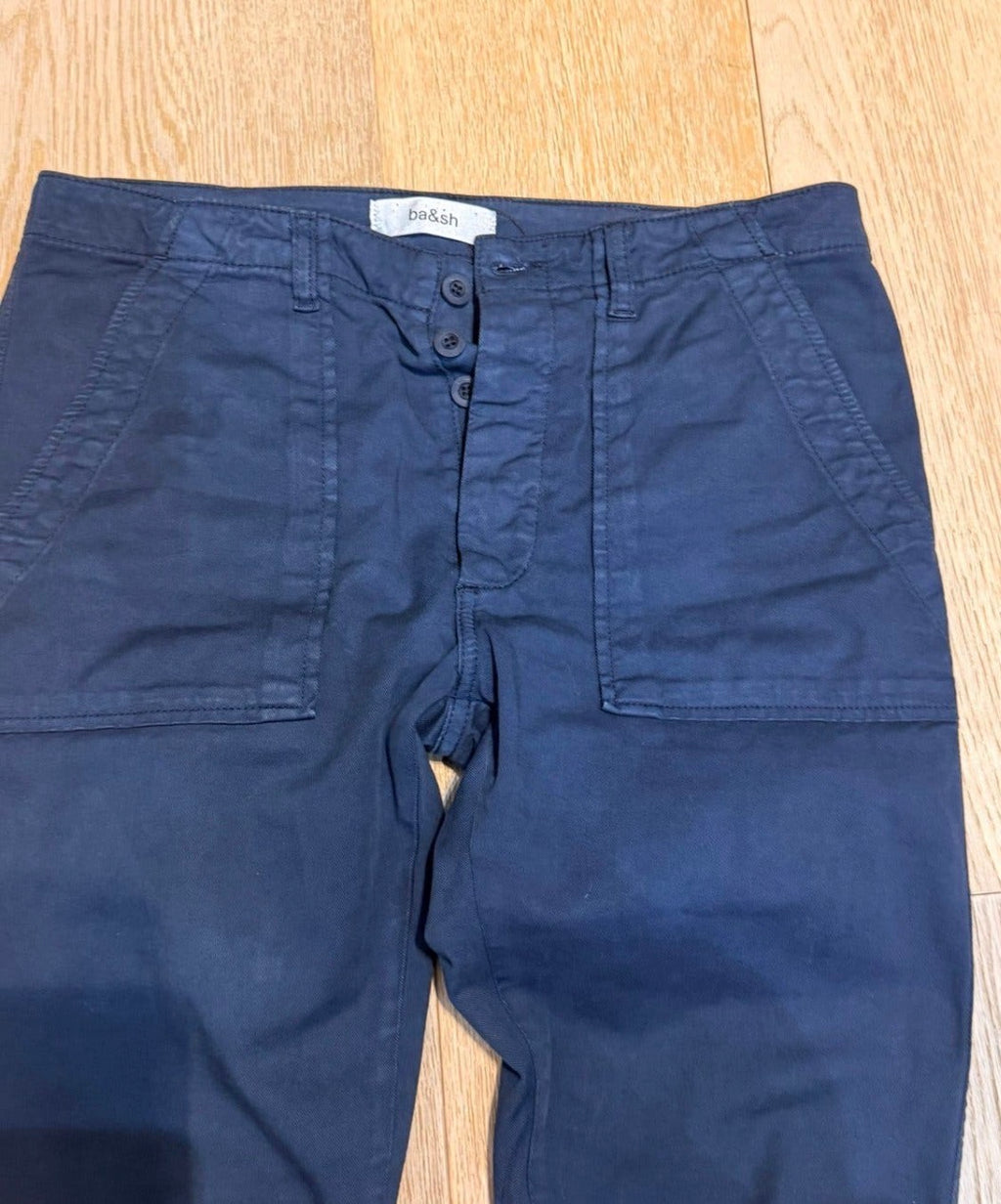✨ Ba&sh - Pantalon Cargo bleue marine - T36 ok 38 ✨