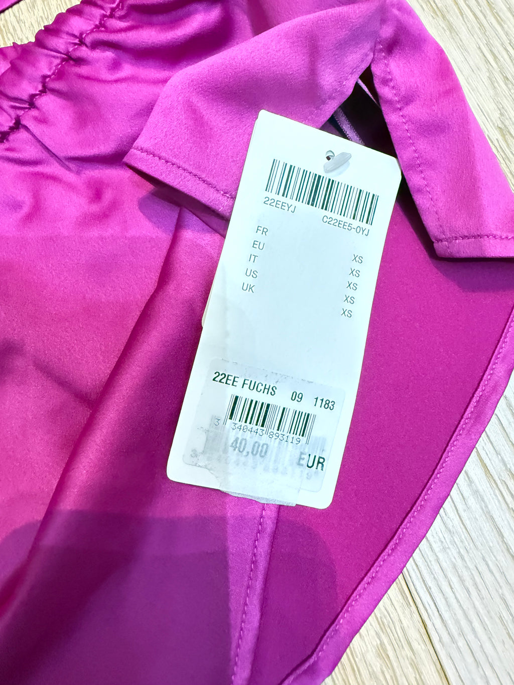✨ Neuf 85€ ensemble Chantelle satin fuschia ✨