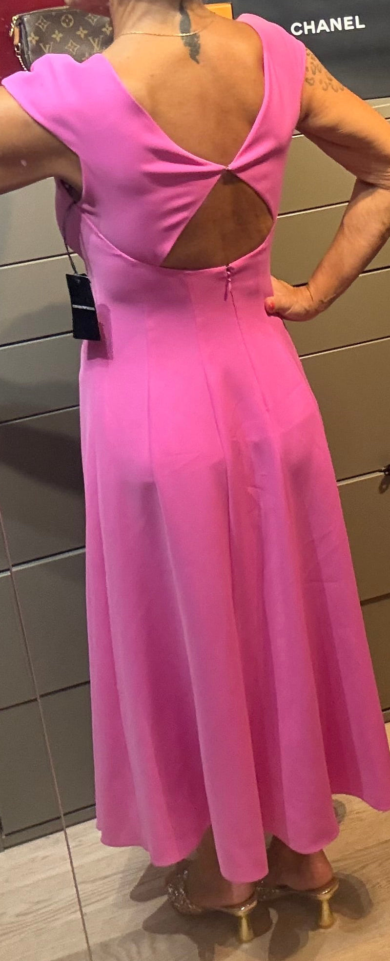 ✨ Neuve 590€ - Emporio Armani - robe longue Fuschia - T36 S ✨