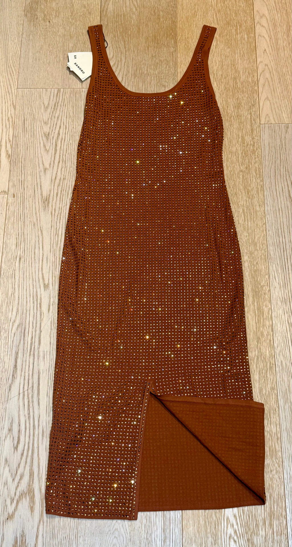 ✨ Neuve valeur 515€ Robe Full Strass Sandro T36 ✨