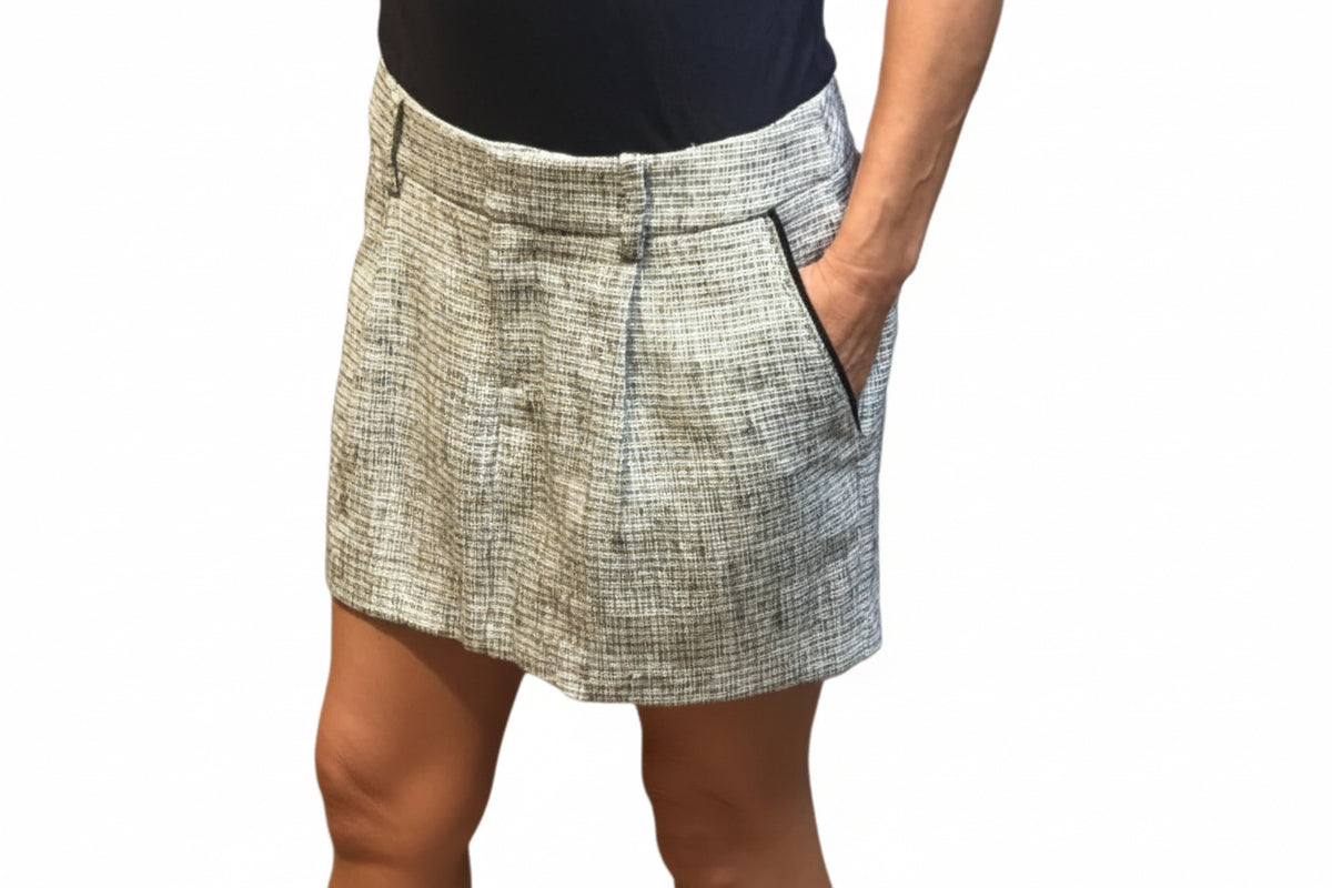 ✨ Elisabetta Franchi - mini jupe en tweed - T36 ✨