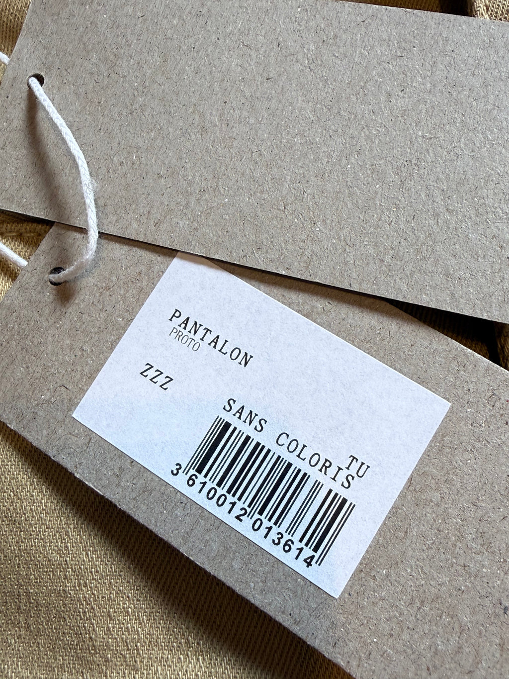✨  Neuf 245€ PROTOTYPE UNIQUE Vanessa Bruno – Pantalon Flare Beige (T.36) ✨