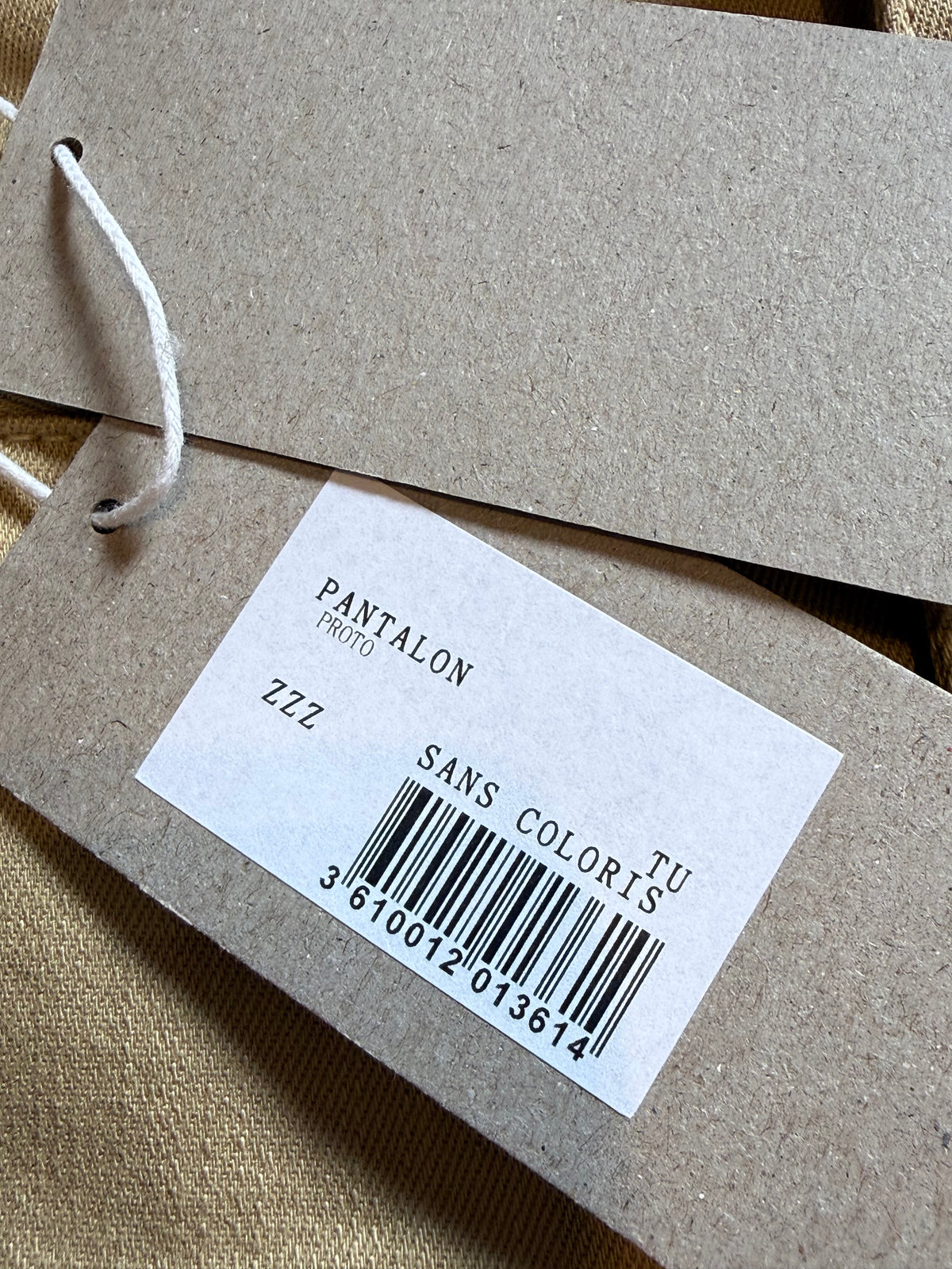 ✨  Neuf 245€ PROTOTYPE UNIQUE Vanessa Bruno – Pantalon Flare Beige (T.36) ✨