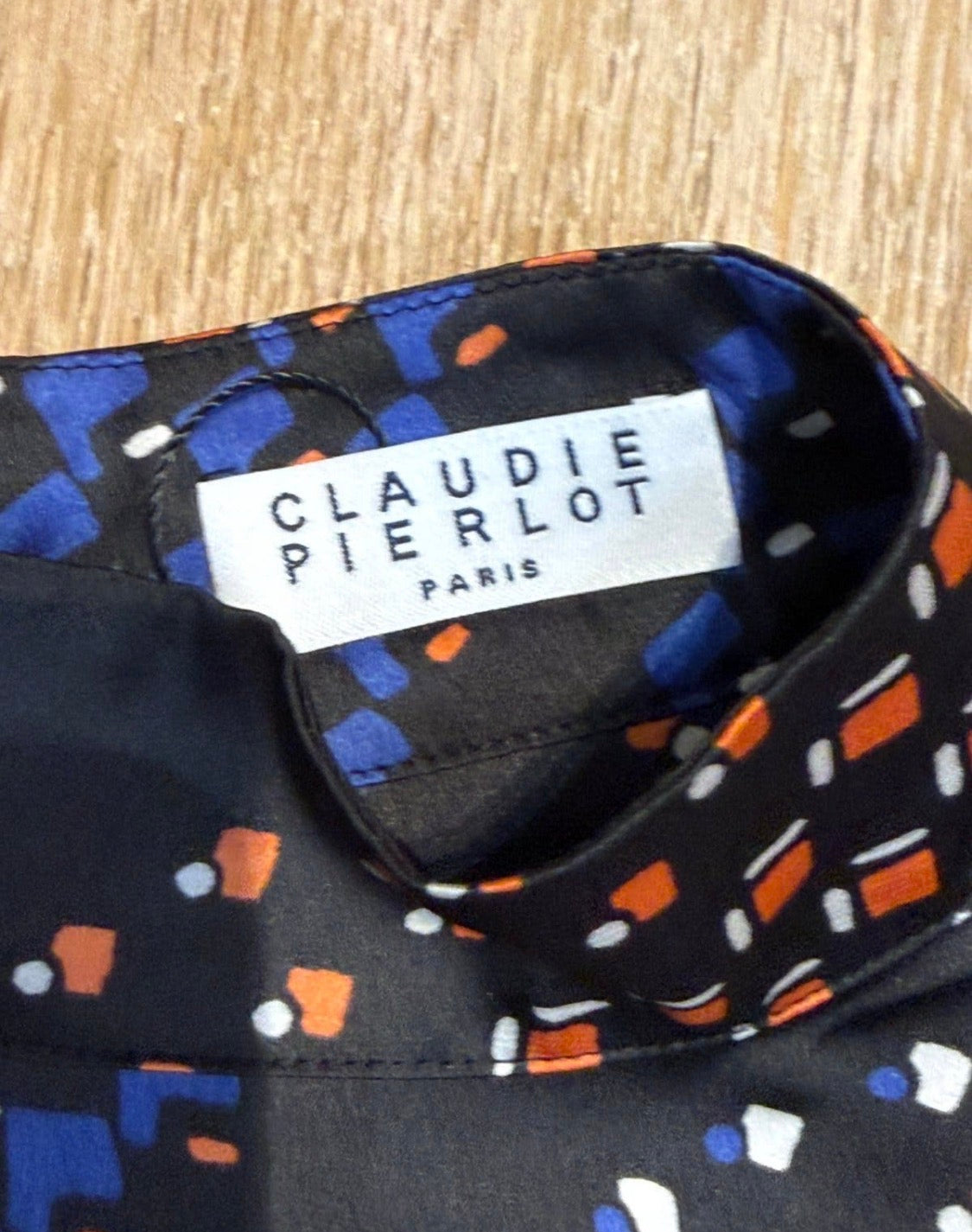 ✨ Claudie Pierlot - Blouse chic graphique - Modèle Bobin - T.36 ✨