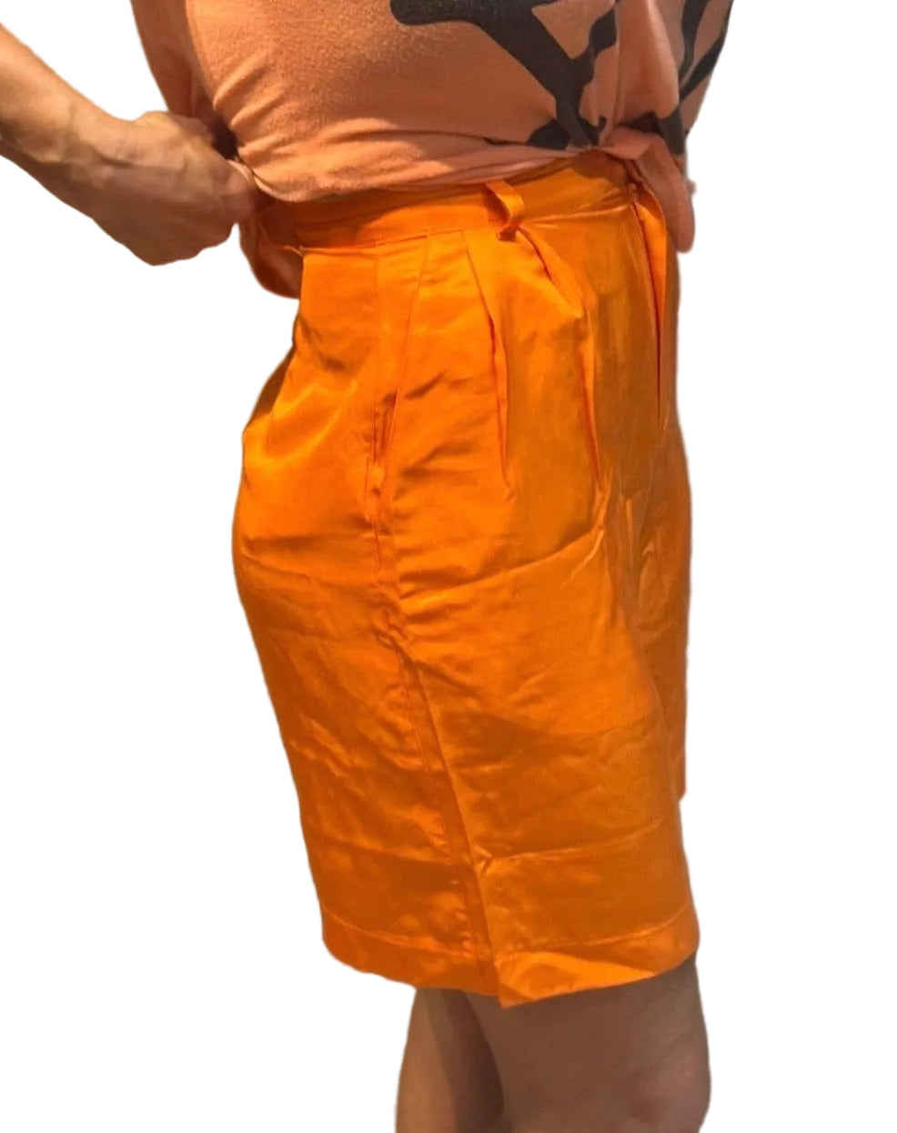 ✨ Neuf 150€ - Maje - Short Bermuda Orange - T34 XS ✨