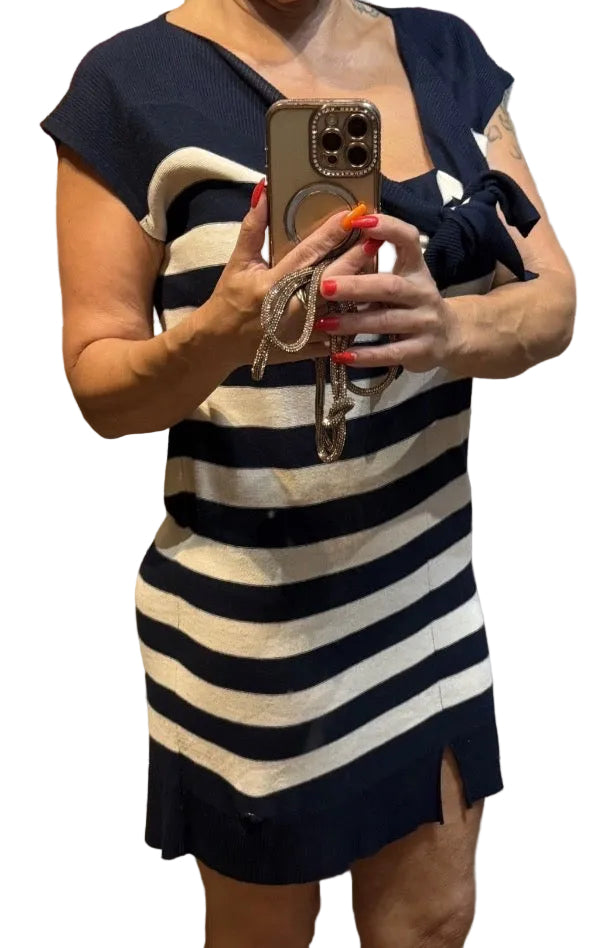 ✨ Armani Jeans - Robe marinière en laine - T38 M ✨