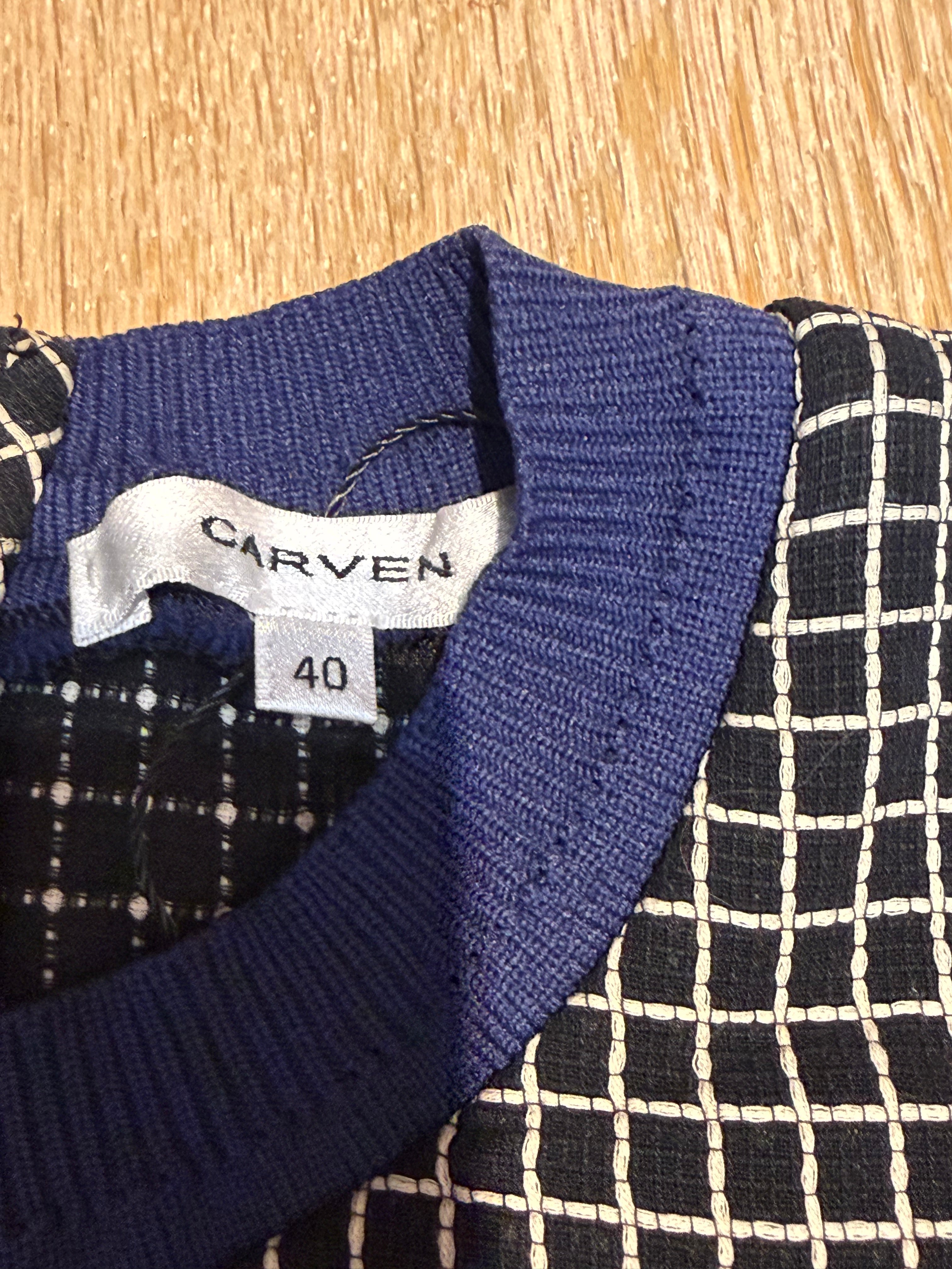 ✨ CARVEN PARIS – ROBE LUXE ASYMÉTRIQUE CHIC (TAILLE 40) ✨