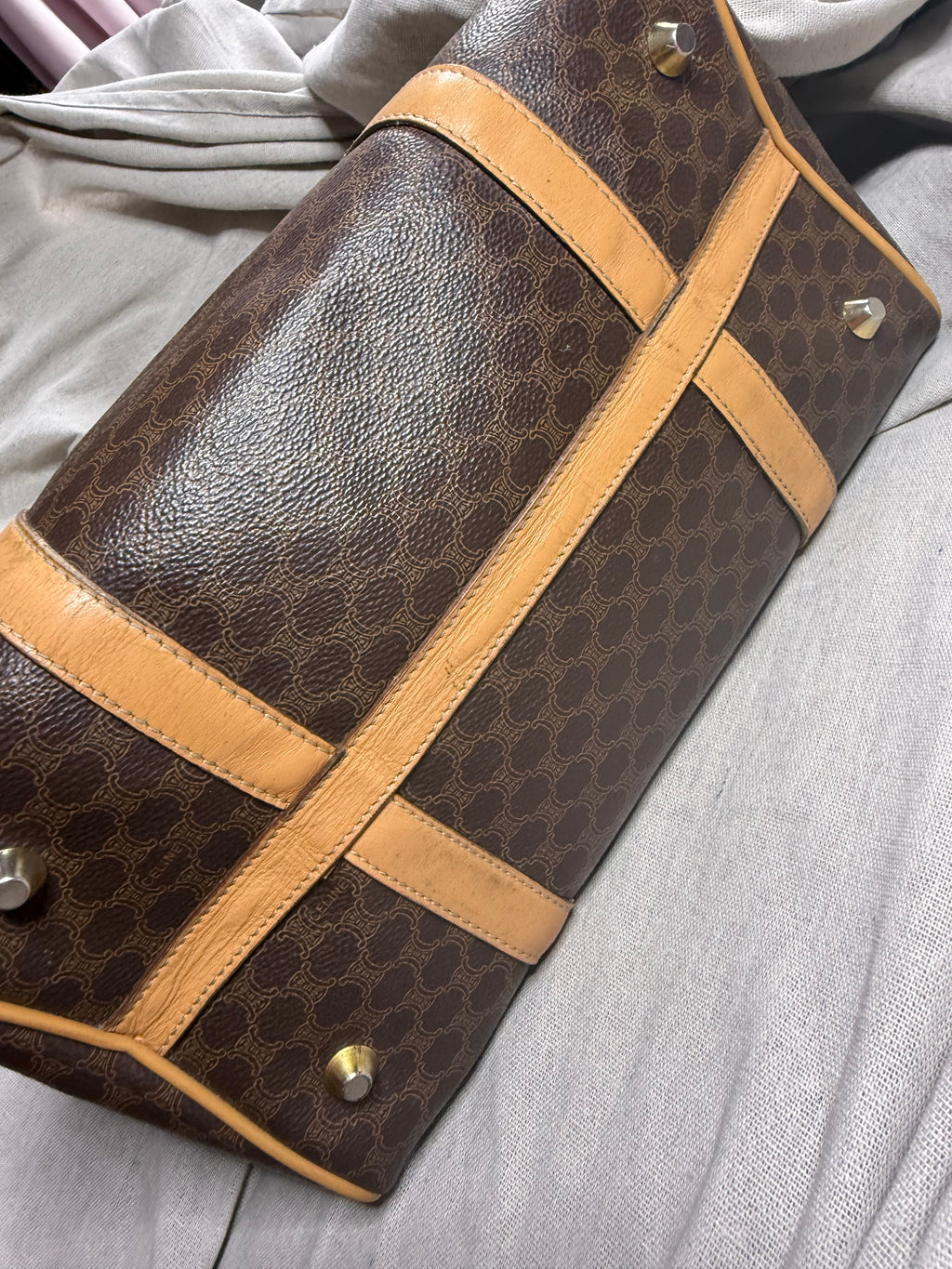 ✨ Sac Céline Boston 30 Macadam Vintage – Une Pépite Iconique ✨
