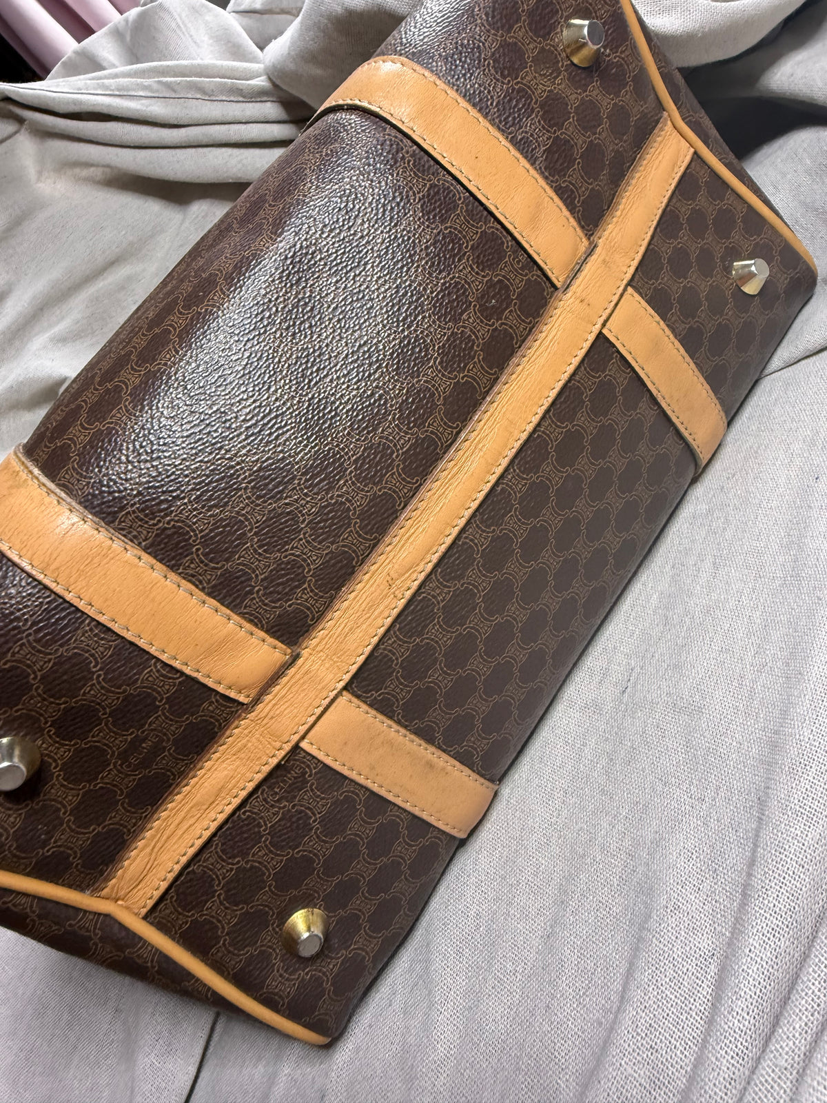 ✨ Sac Céline Boston 30 Macadam Vintage – Une Pépite Iconique ✨
