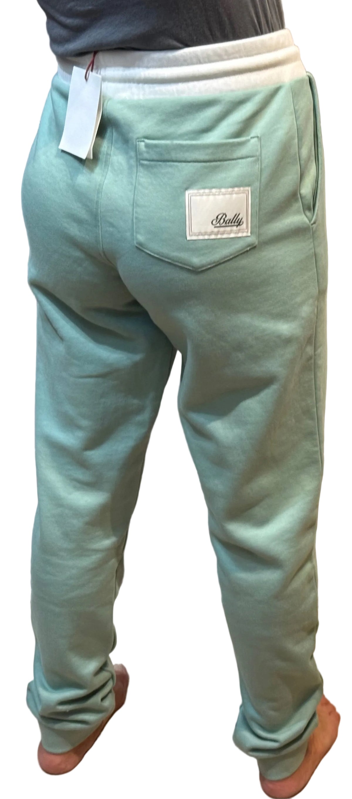 ✨ Neuf 600€ - Bally - Jogging Luxe vert sauge - Taille 34 ok 36 ✨