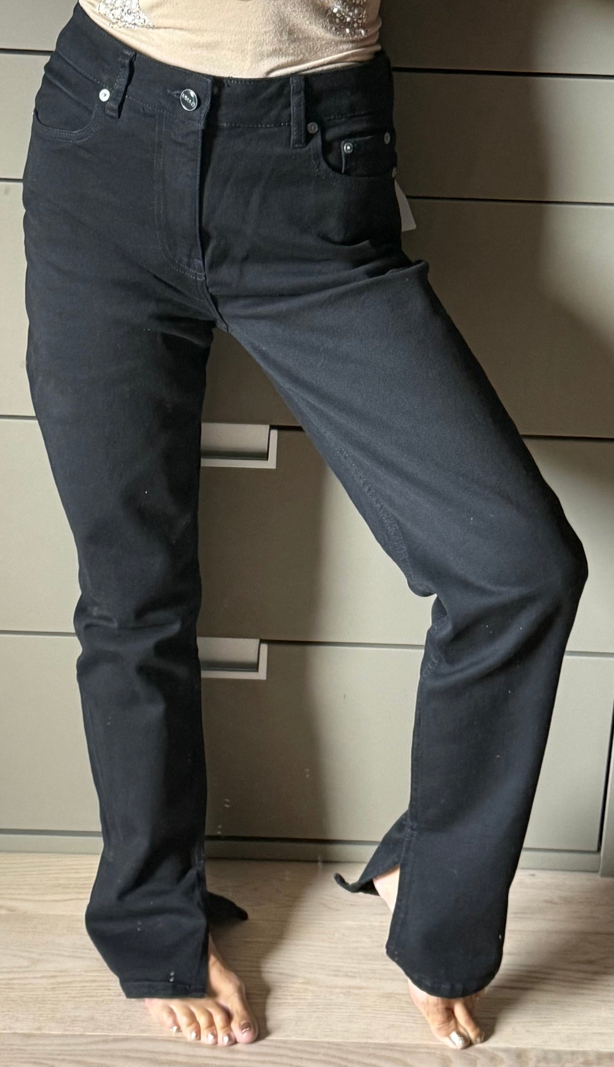✨ Neuf 165€ - Ganni - Jean noir Beksi - W29/L34 (38/40FR) ✨