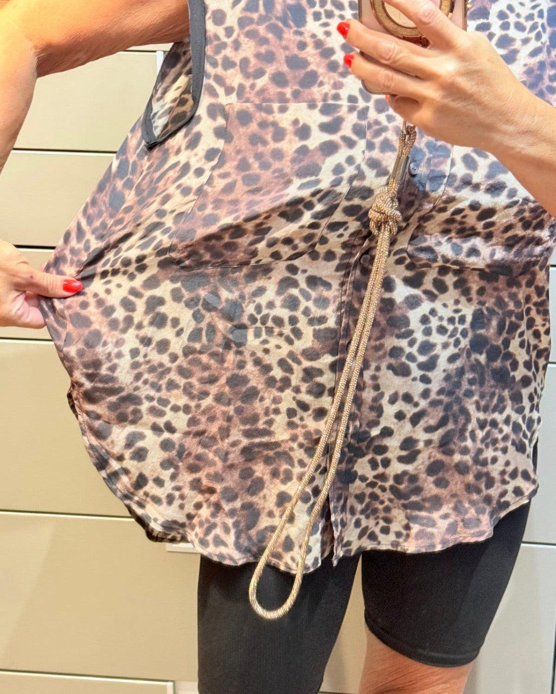 ✨ Isabelle Marant - Haut Tunique oversize Léopard 🐆 - Taille Unique ok 34 au 42 ✨