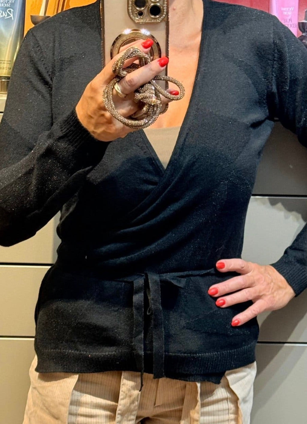 ✨ Neuf 79€ - Diab’less - Gilet cache cœur couleur au choix -Taille unique ✨