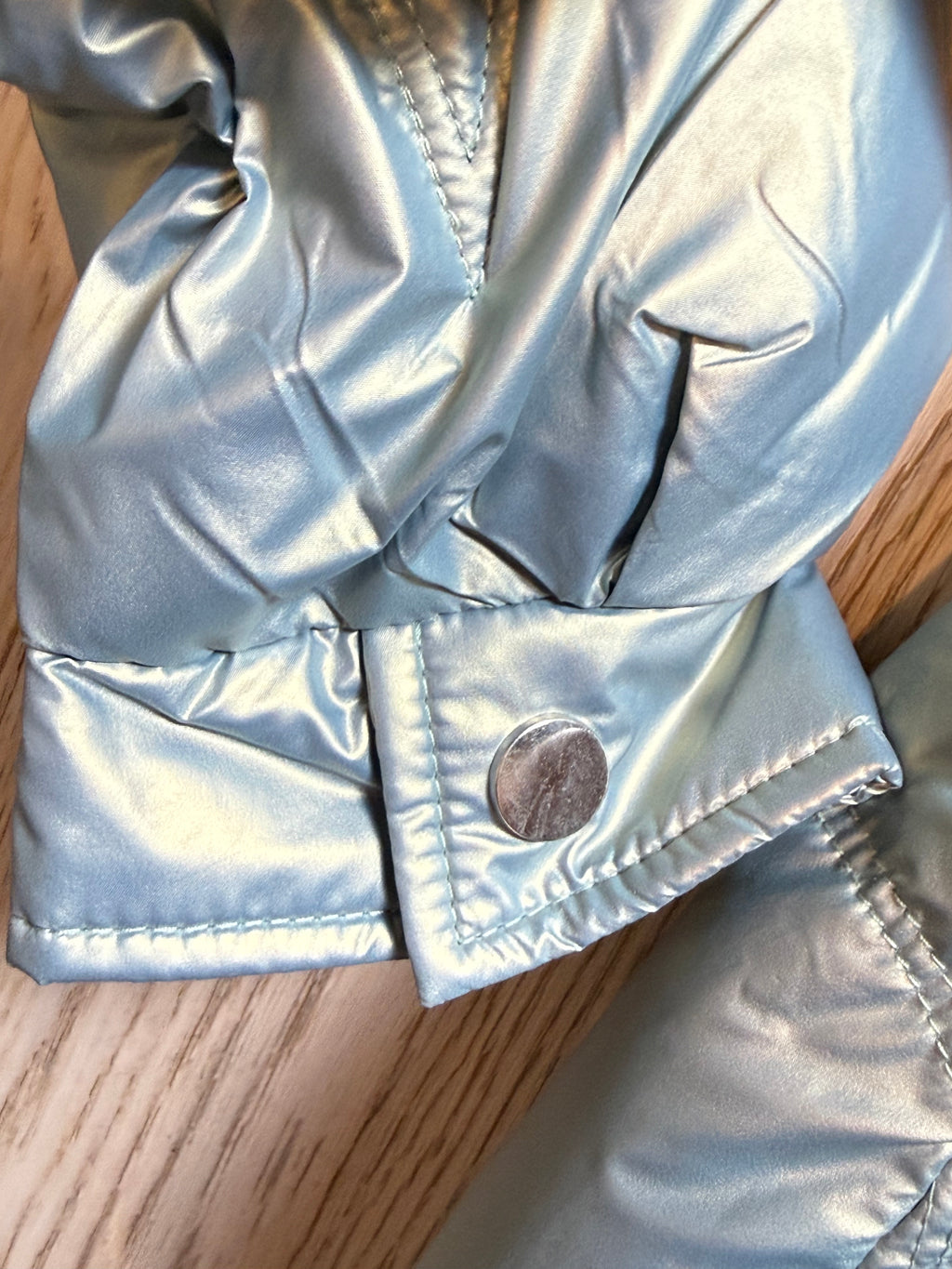 ✨ Neuve 130€ Diab’less Doudoune bleu métal M ok L ✨