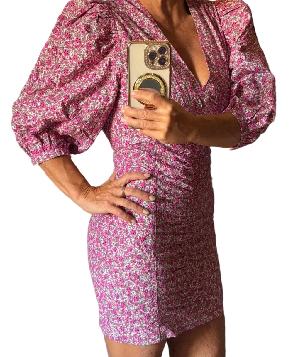 ✨ Neuve 450€ - Maje - Robe courte brodée - T34 ✨