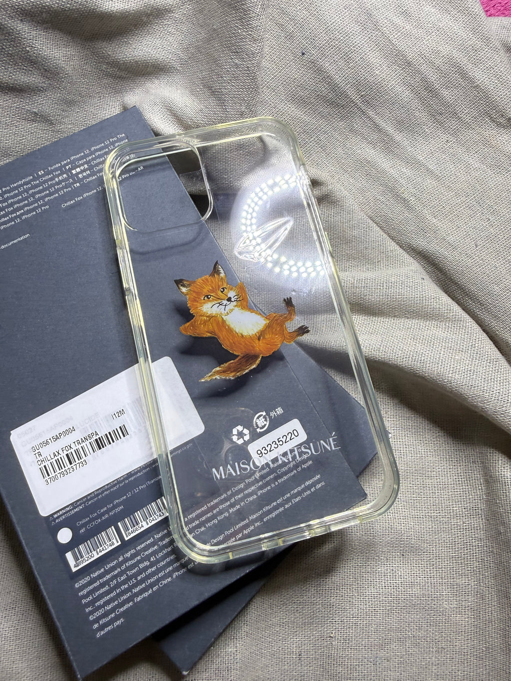 ✨ Neuve 70€ coque Maison Kitsuné iPhone 12 et 12 pro full set ✨