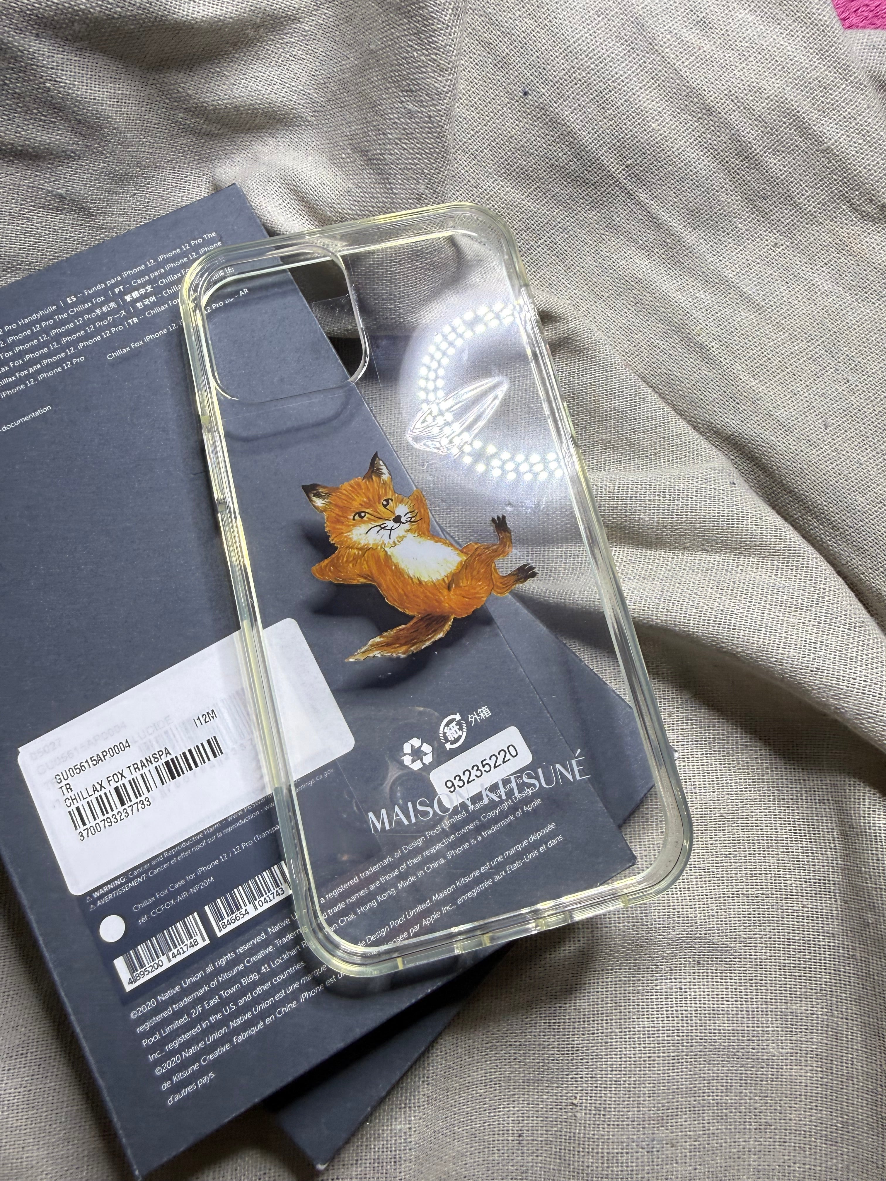 ✨ Neuve 70€ coque Maison Kitsuné iPhone 12 et 12 pro full set ✨