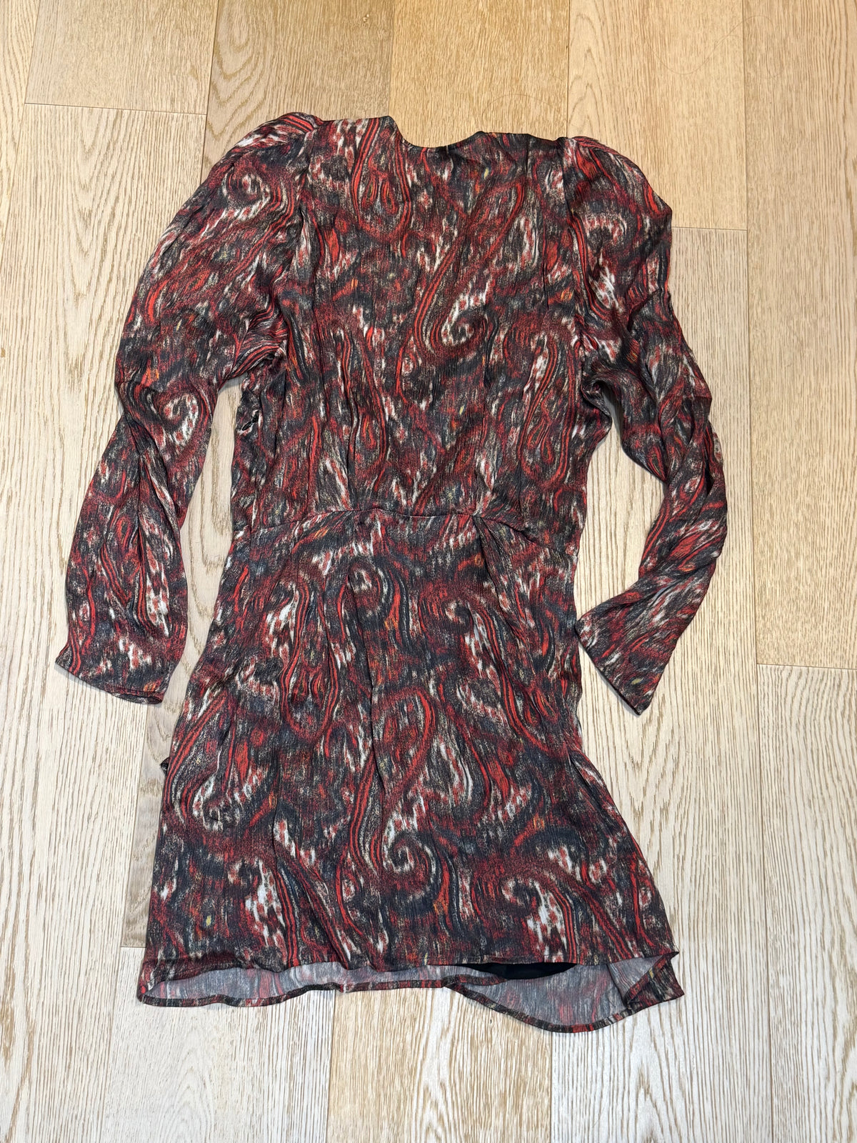 ✨ Neuve 535€ IRO Paris Robe «Chaytonspe » 100% Soie 36 ok 38 ✨