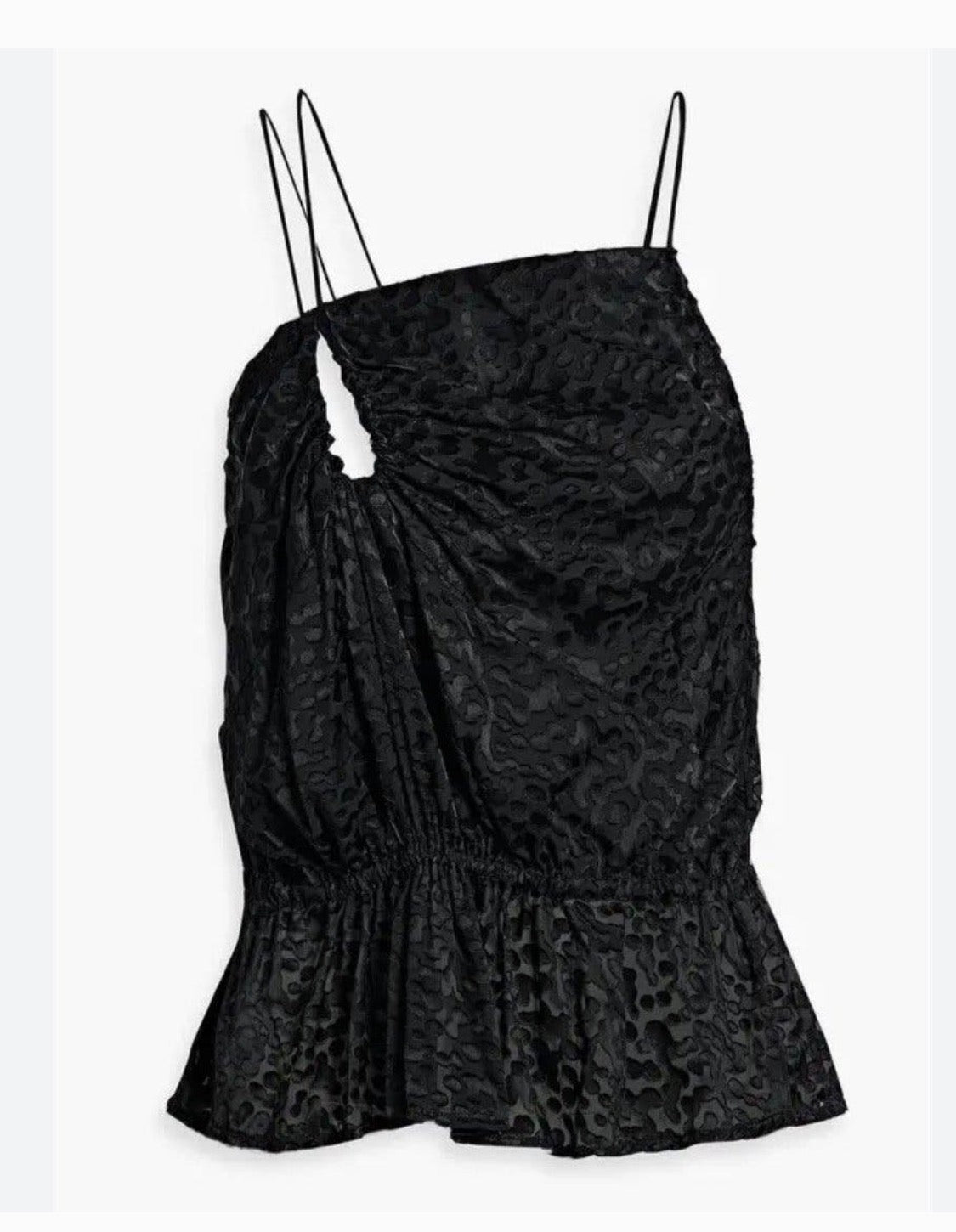 ✨ Neuf 235€ - Iro - Top asymétrique noir - T36 ✨