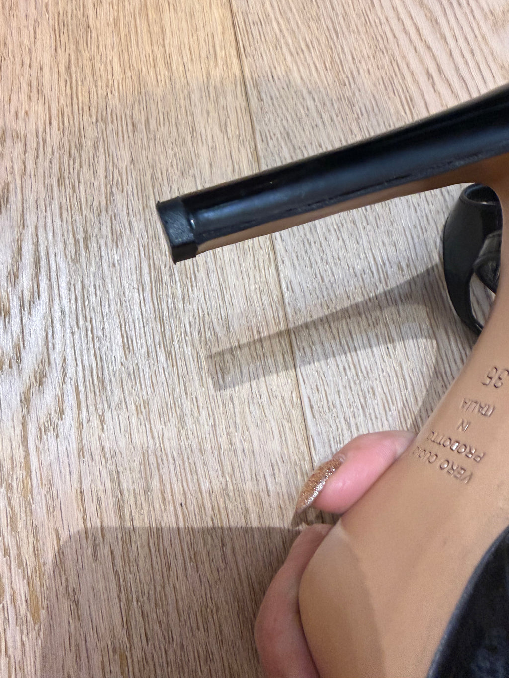 ✨ Thierry 21 - Sandales à bride en cuir vernis - T35 ✨