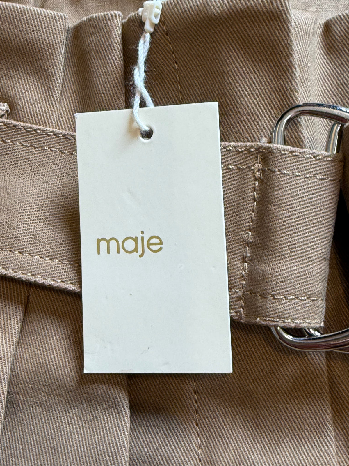 ✨ Neuf 150€ Maje Short chic beige T40 L ✨