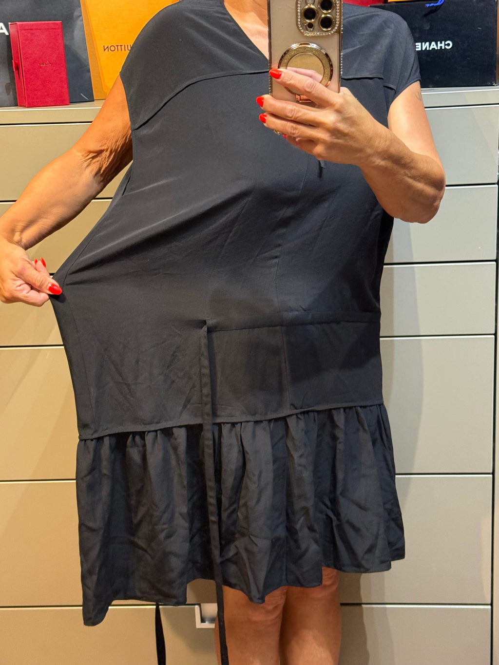 Rag & Bone robe en soie noire Taille ok jusque 42