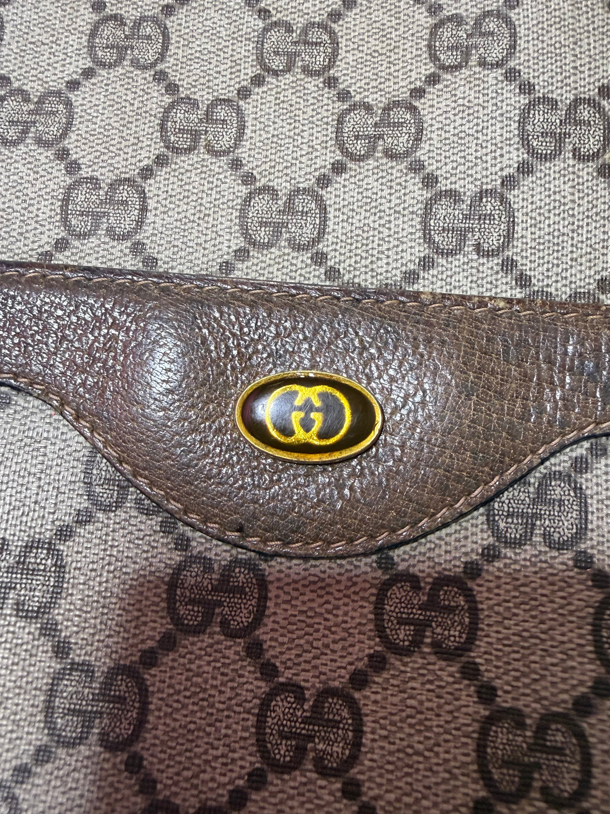 ✨Gucci - grand cabas Vintage en toile GG ✨
