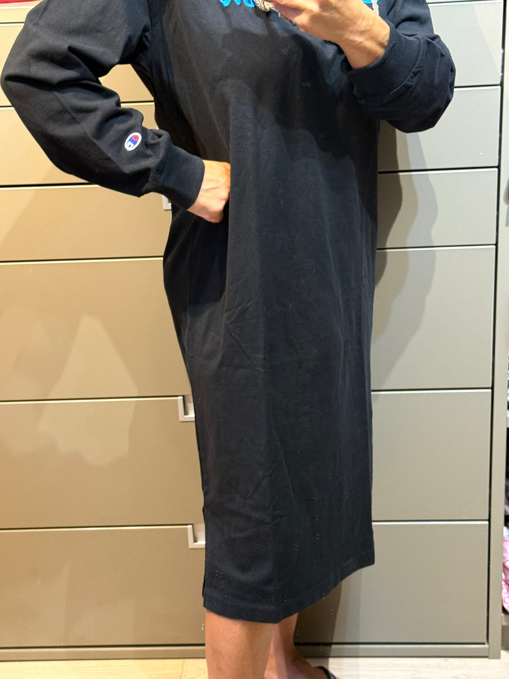 Neuve 70€ Robe noire Champion M ok L