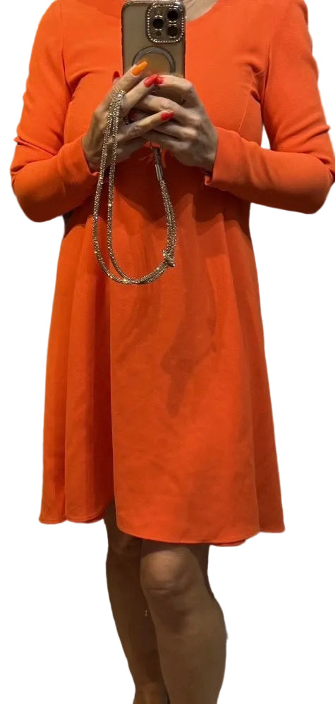 ✨ Maje - Robe évasée orange - T36 ✨