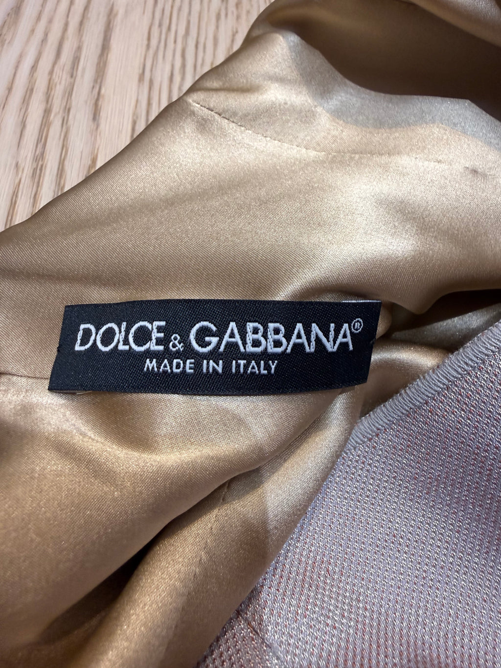 ✨ Dolce & Gabbana - Robe fourreau dorée - T34 XS ✨