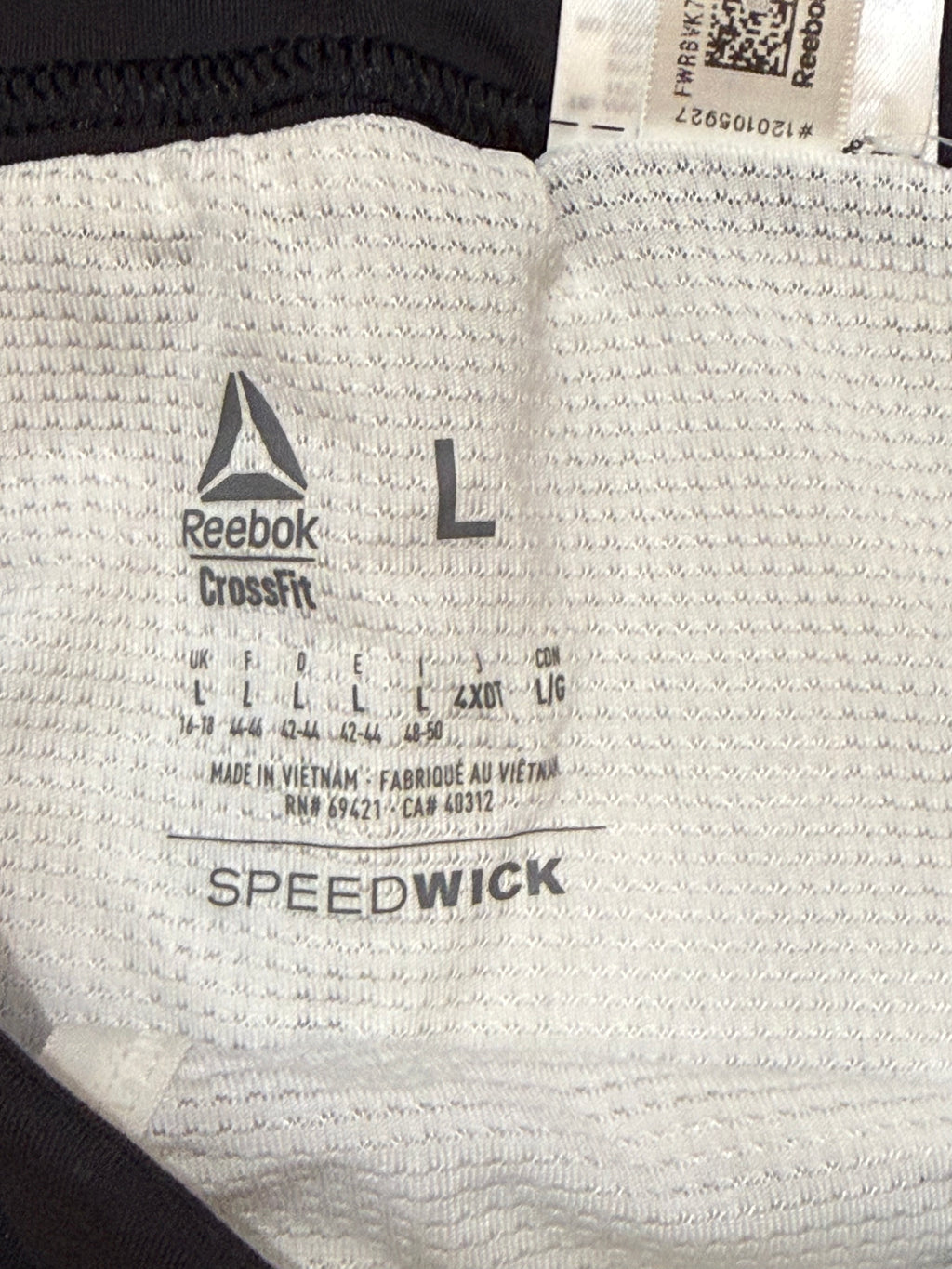 ✨ Neuf 65€ Reebok short crossfit 40 L ✨