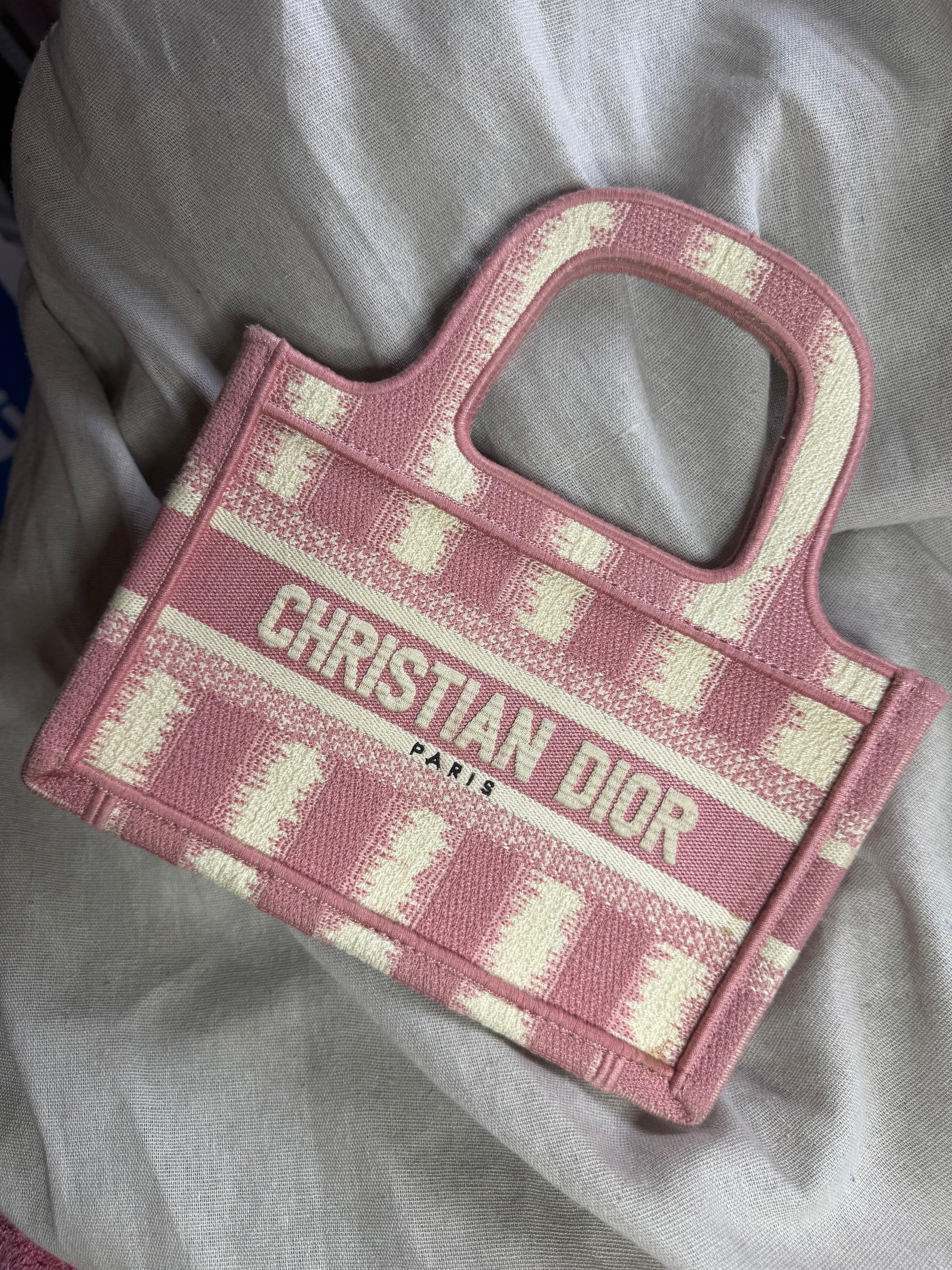 ✨Neuf 2400€ Christian Dior mini Tote édition Limitée full set ✨