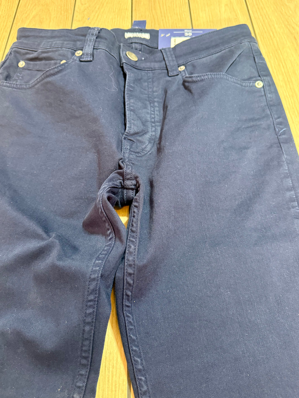 Neuf avec étiquette 115€ pantalon Serge Blanco marine homme US30-FR40