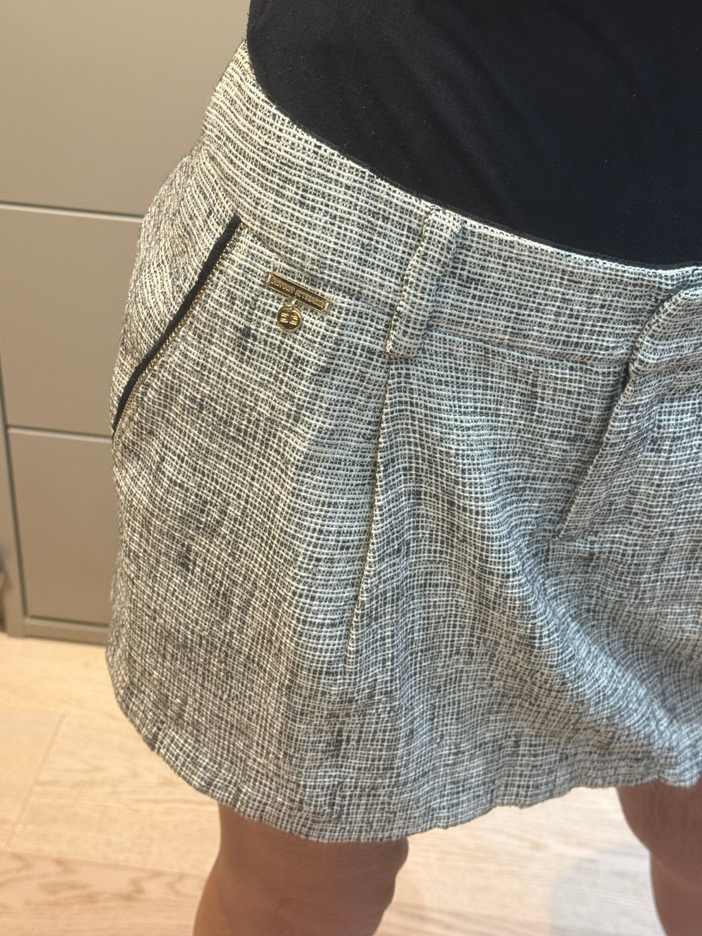 ✨ Elisabetta Franchi - mini jupe en tweed - T36 ✨