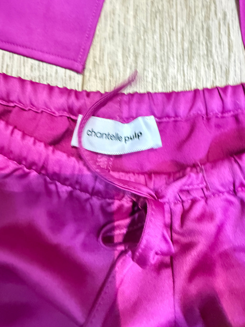 ✨ Neuf 85€ ensemble Chantelle satin fuschia ✨