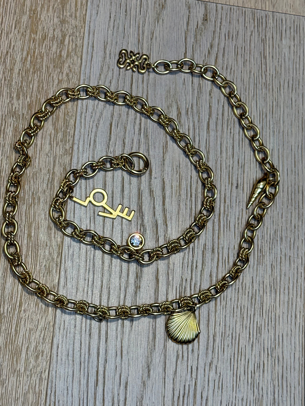 ✨ Neuve 125€ Sandro Magnifique ceinture bijou charms ok jusque 42 ✨