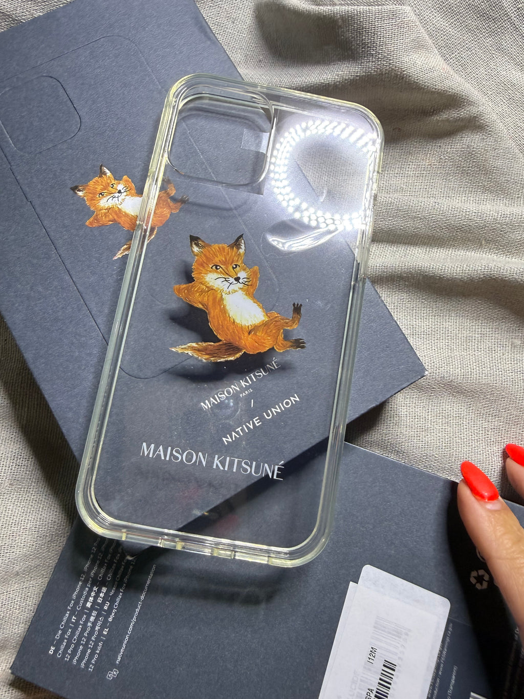 ✨ Neuve 70€ coque Maison Kitsuné iPhone 12 et 12 pro full set ✨