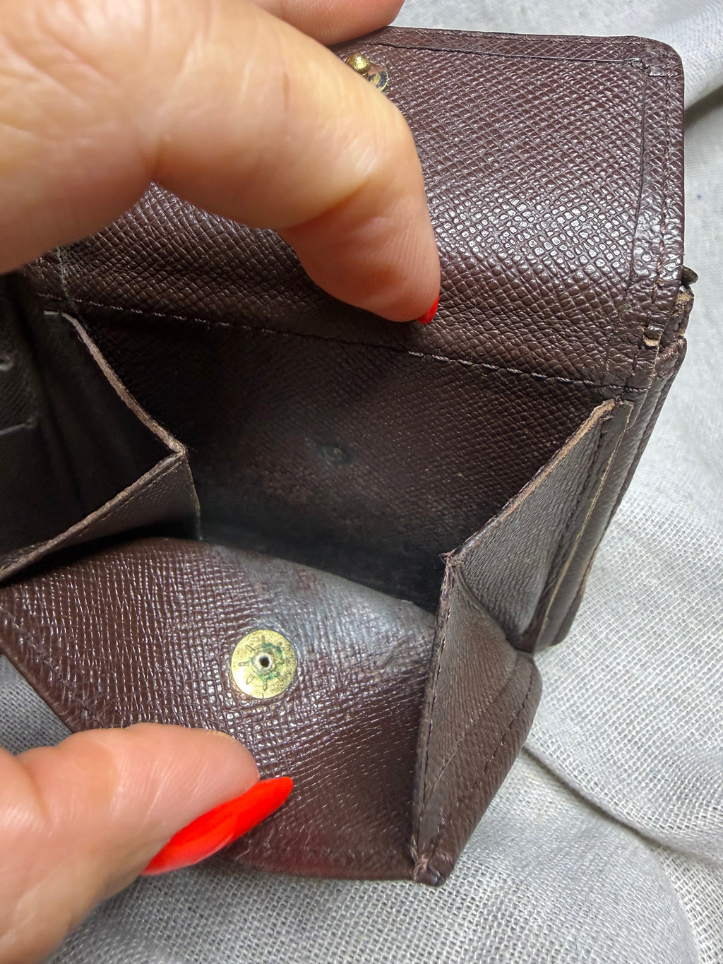 ✨ Louis Vuitton – Portefeuille Marco | Damier Graphite (À restaurer / Upcycling) ✨