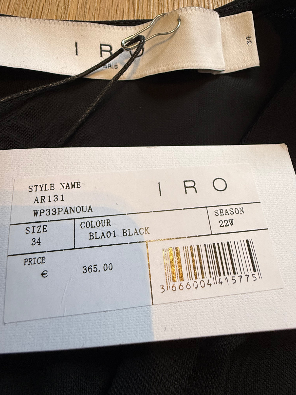 ✨ Neuve 365€ - IRO - Robe cache cœur - T 34 ok 36 ✨