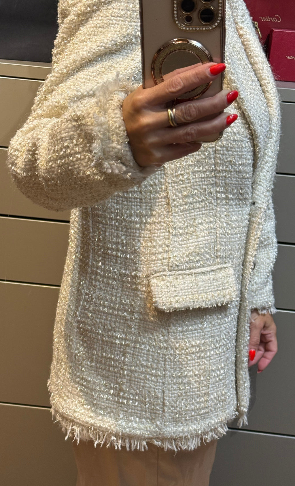 ✨ Neuve 270€ - Impérial - Élégante veste Blazer en tweed - Taille M 38 ✨