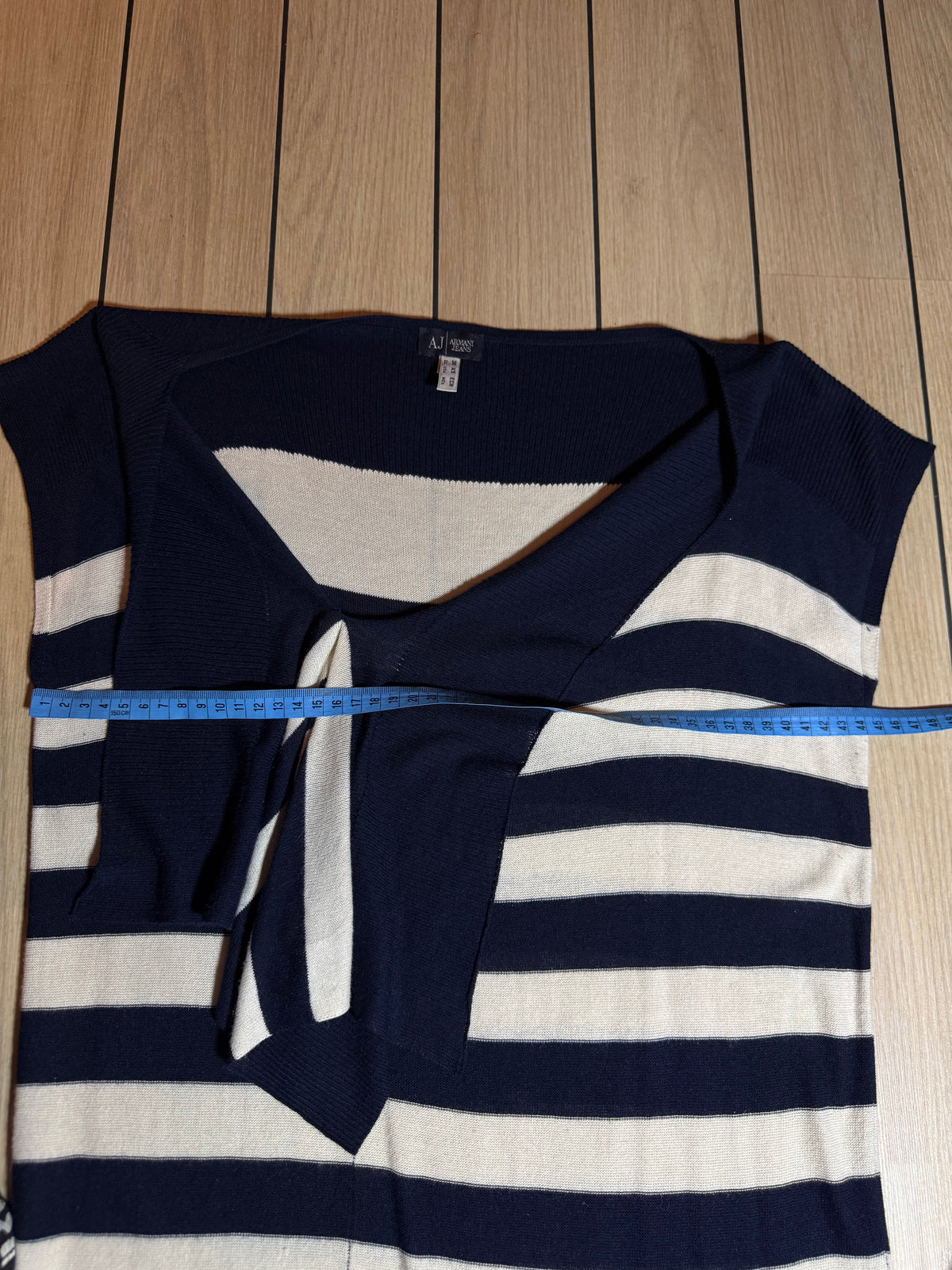 ✨ Armani Jeans - Robe marinière en laine - T38 M ✨