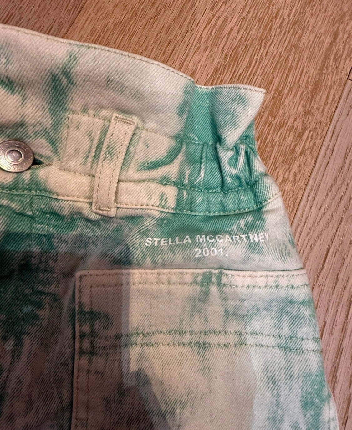 ✨ Neuf 525€ Stella Mc Cartney - Short taille haute - tye & dye - T34 XS ✨