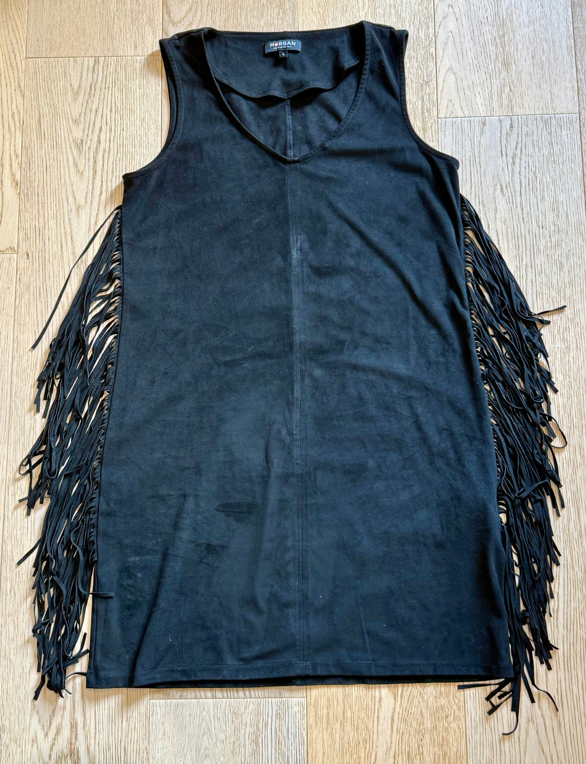 ✨ Morgan - petite robe noir à franges T40 L ✨