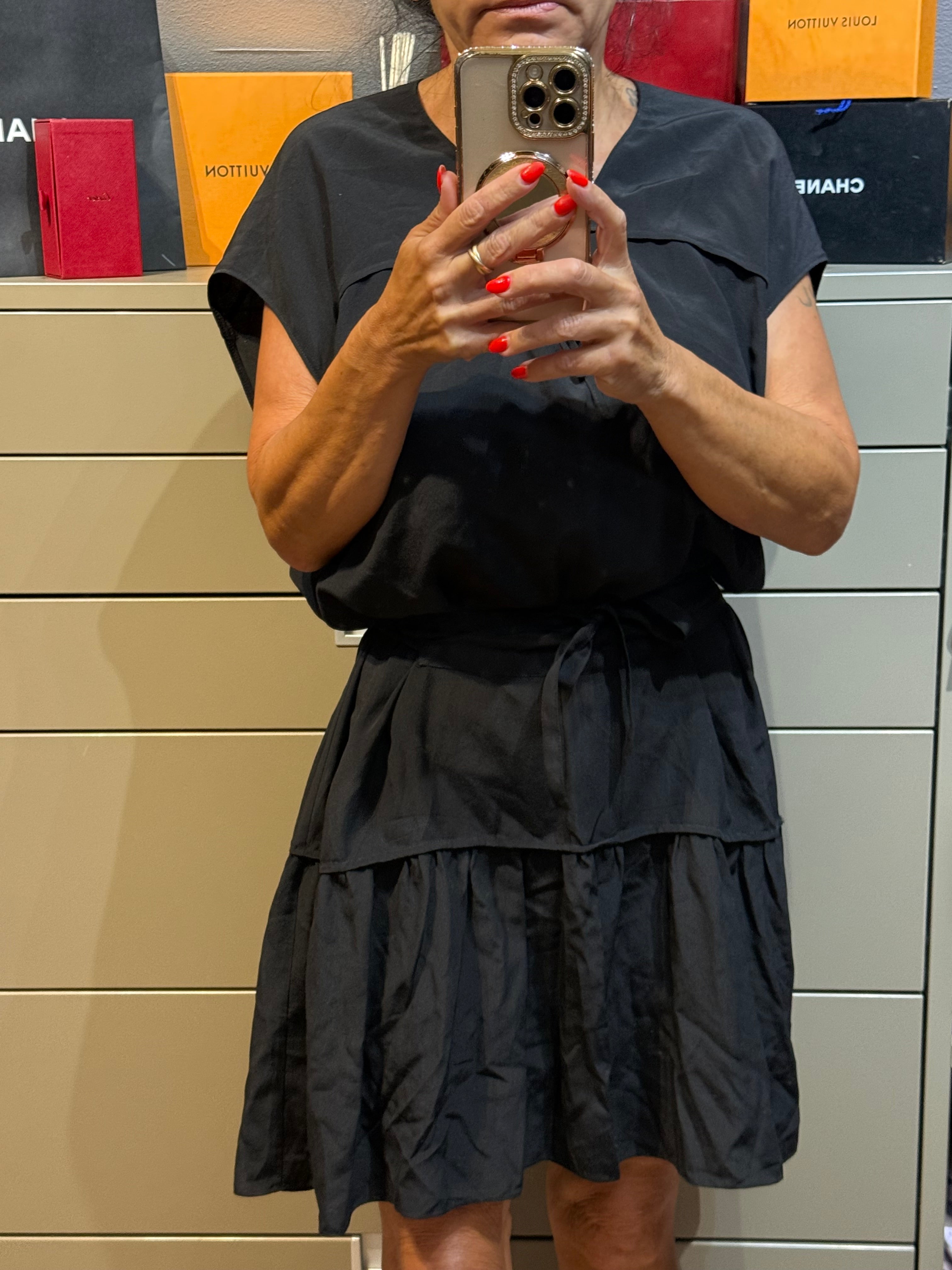 Rag & Bone robe en soie noire Taille ok jusque 42