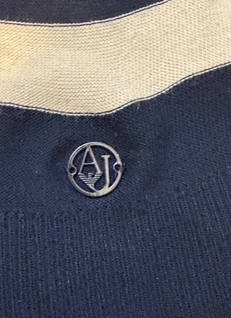 ✨ Armani Jeans - Robe marinière en laine - T38 M ✨